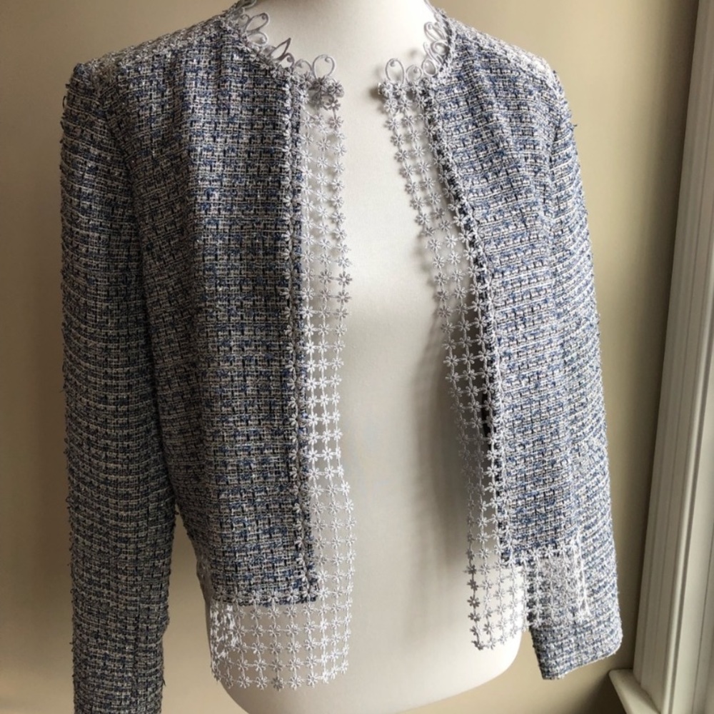 T Tahari lace Blazer
